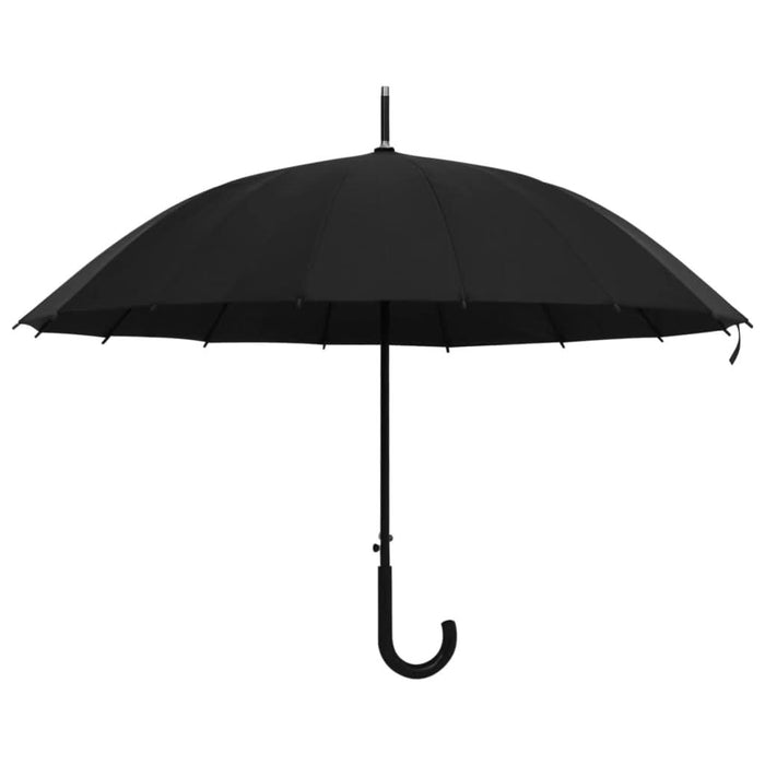 Umbrelă automată, negru, 105 cm - WALTI WALTI