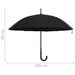 Umbrelă automată, negru, 105 cm - WALTI WALTI