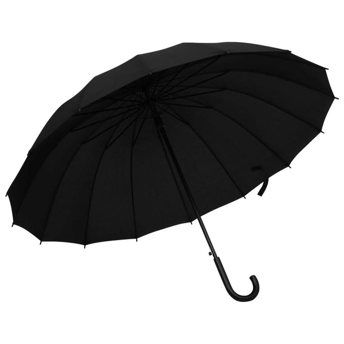 Umbrelă automată, negru, 120 cm - WALTI WALTI