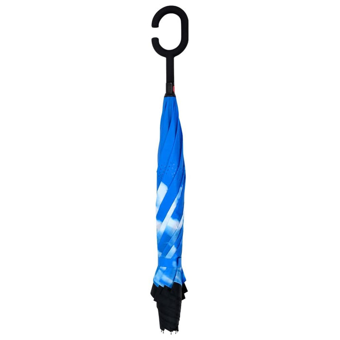 Umbrelă cu mâner în formă de C, negru, 108 cm - WALTI WALTI