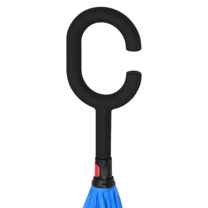 Umbrelă cu mâner în formă de C, negru, 108 cm - WALTI WALTI
