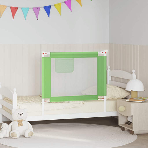 Balustradă de protecție pat copii, verde, 90x25 cm, textil - WALTI WALTI