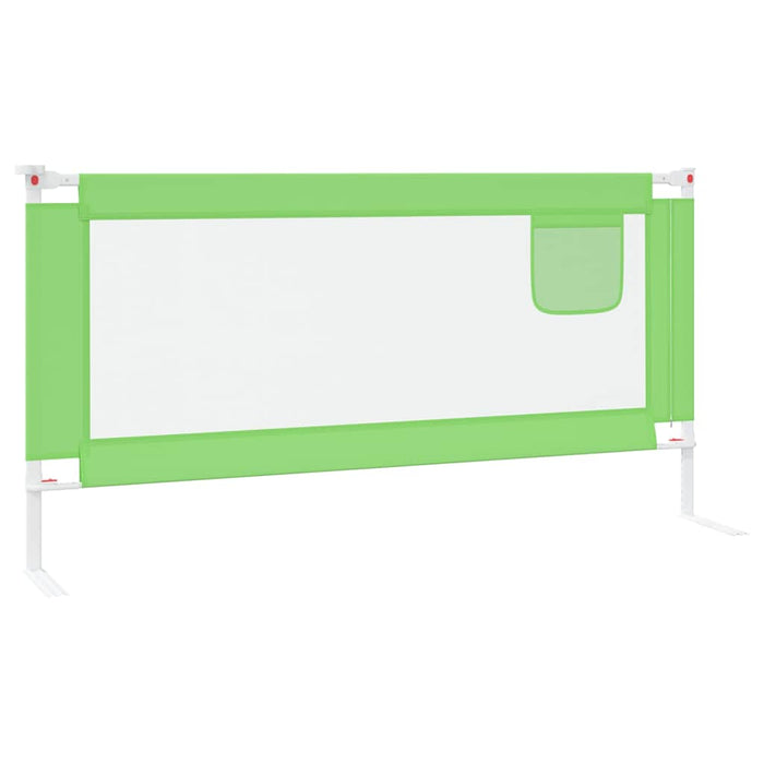 Balustradă de protecție pat copii, verde, 180x25 cm, textil - WALTI WALTI