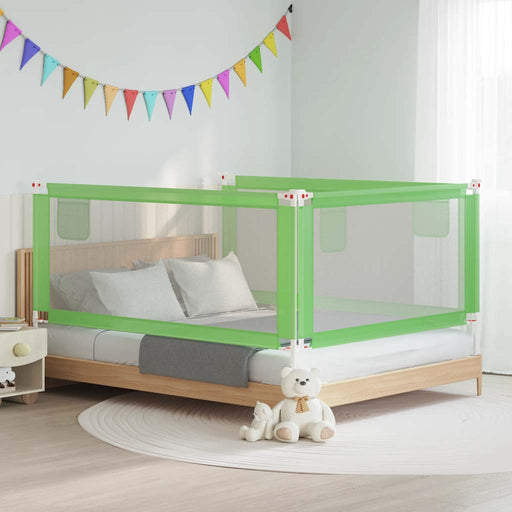 Balustradă de protecție pat copii, verde, 190x25 cm, textil - WALTI WALTI