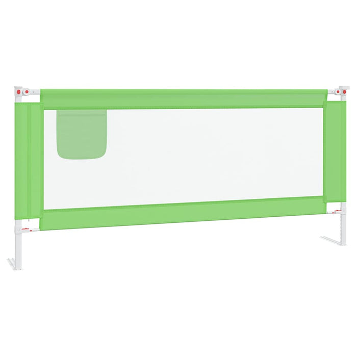 Balustradă de protecție pat copii, verde, 200x25 cm, textil - WALTI WALTI