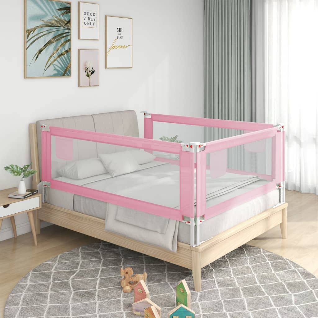 Bară de siguranță pentru copii mici, roz 150x25 cm