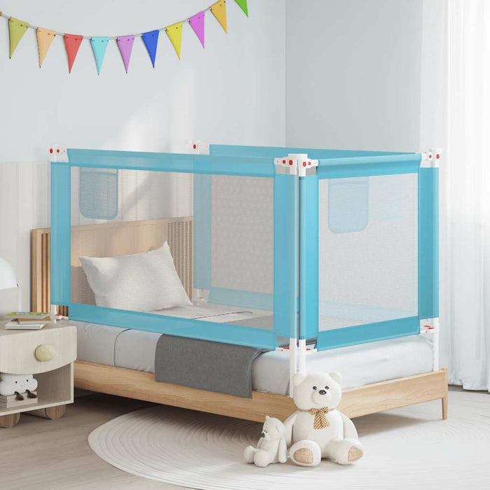 Balustradă de protecție pat copii, albastru, 150x25 cm, textil - WALTI WALTI