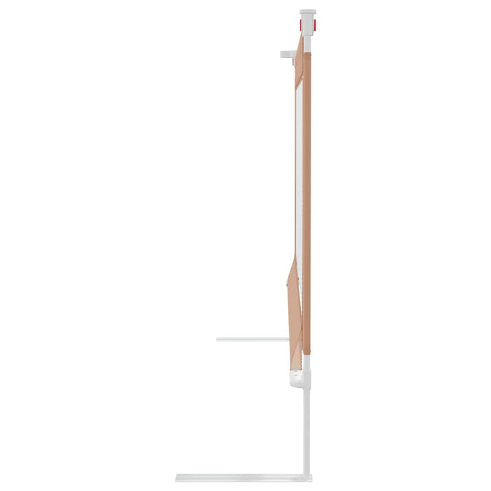 Balustradă de protecție pat copii, gri taupe, 180x25 cm, textil - WALTI WALTI