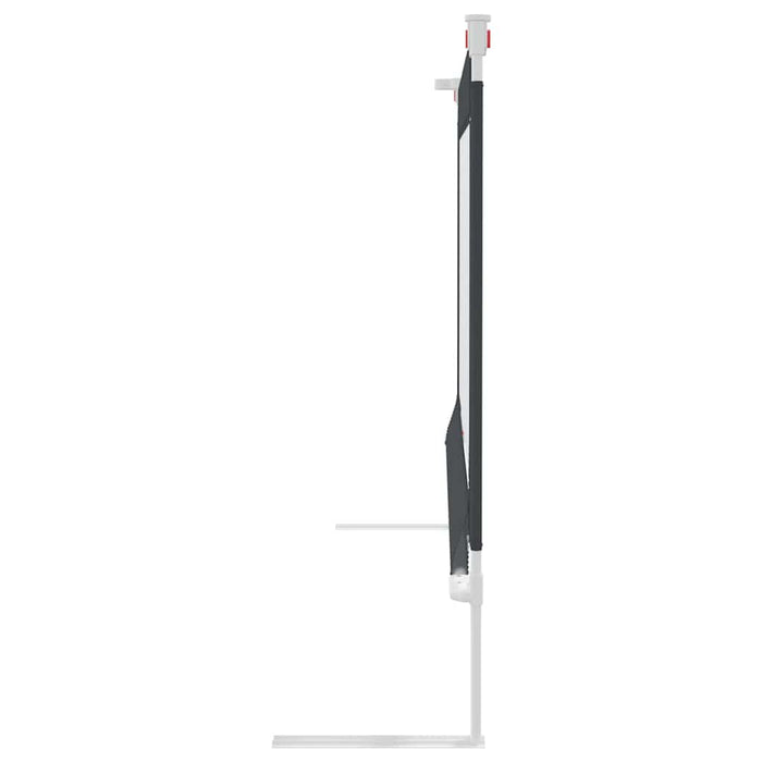 Balustradă de protecție pat copii, gri închis, 150x25 cm textil WALTI