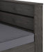 Set mobilier grădină, 2 piese, cu perne, gri, lemn impregnat - WALTI WALTI