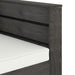 Set mobilier grădină cu perne, 2 piese, gri, lemn impregnat - WALTI WALTI