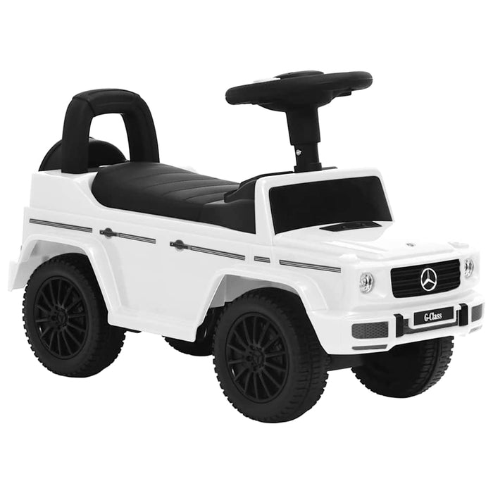 Mașinuță pentru pași Mercedes-Benz G63, alb WALTI