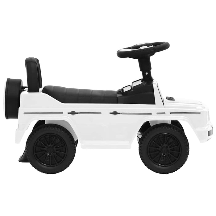 Mașinuță pentru pași Mercedes-Benz G63, alb WALTI