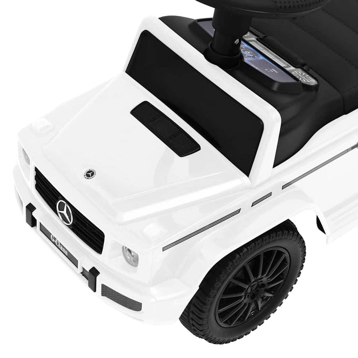 Mașinuță pentru pași Mercedes-Benz G63, alb WALTI