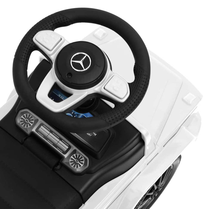 Mașinuță pentru pași Mercedes-Benz G63, alb WALTI