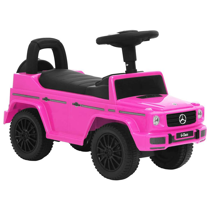 Mașinuță pentru pași Mercedes-Benz G63, roz WALTI