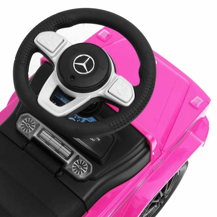 Mașinuță pentru pași Mercedes-Benz G63, roz WALTI