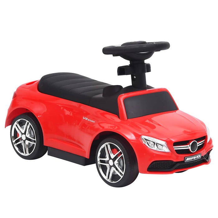 Mașinuță cu împingere Mercedes-Benz C63, roșu WALTI