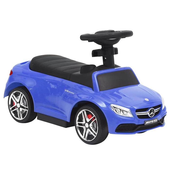 Mașinuță cu împingere Mercedes-Benz C63, albastru WALTI