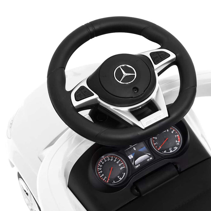 Mașinuță cu împingere Mercedes-Benz C63, alb WALTI
