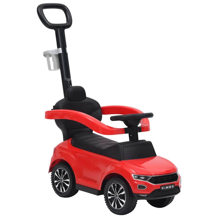 Mașinuță primii pași Volkswagen T-Roc, roșu - WALTI WALTI