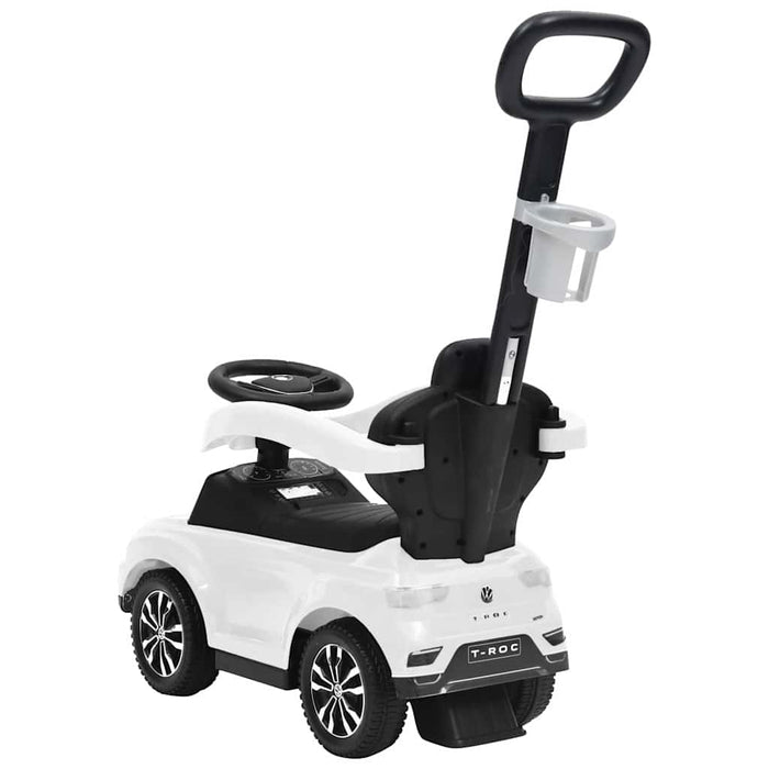 Mașinuță primii pași Volkswagen T-Roc, alb WALTI