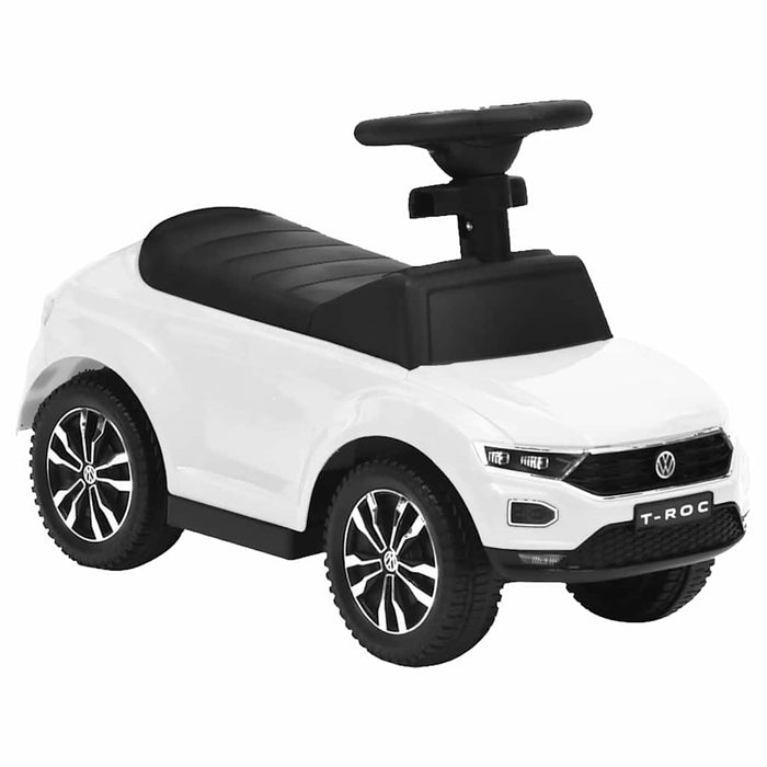 Mașinuță primii pași Volkswagen T-Roc, alb WALTI