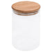 Borcane de depozitare din sticlă capac de bambus 4 buc. 800 ml - WALTI WALTI
