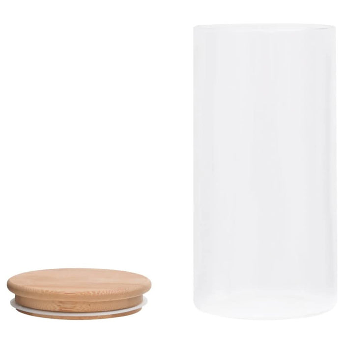 Borcane de depozitare din sticlă capac de bambus 4 buc. 1200 ml - WALTI WALTI