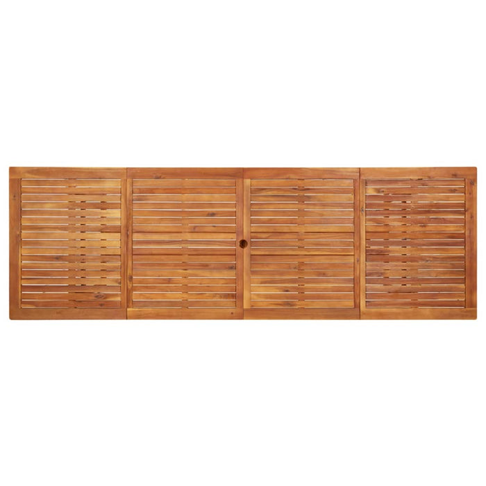 Masă de grădină, 280x90x75 cm, lemn masiv de acacia WALTI