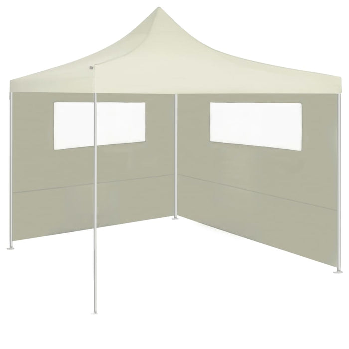Perete lateral foișor cu ferestre, 6x2 m, crem - WALTI WALTI