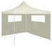 Perete lateral foișor cu ferestre, 6x2 m, crem - WALTI WALTI