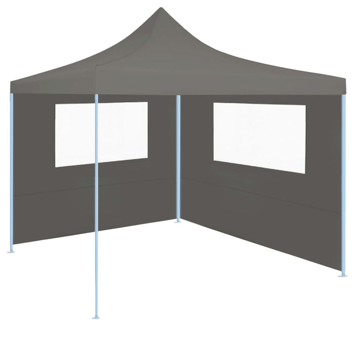 Perete lateral foișor cu ferestre, 4x2 m, antracit - WALTI WALTI