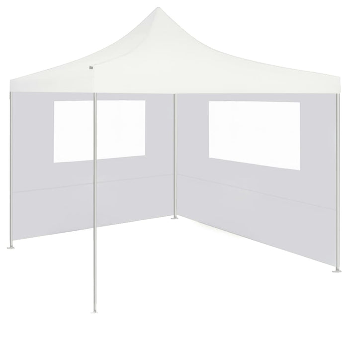 Perete lateral foișor cu ferestre, alb, 4x2 m - WALTI WALTI