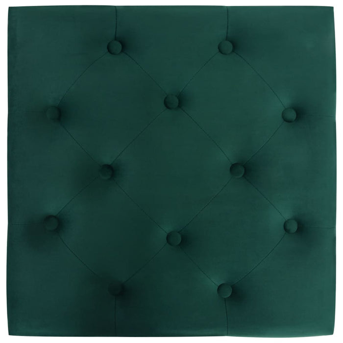 Taburet, verde închis, 60x60x36 cm, catifea WALTI