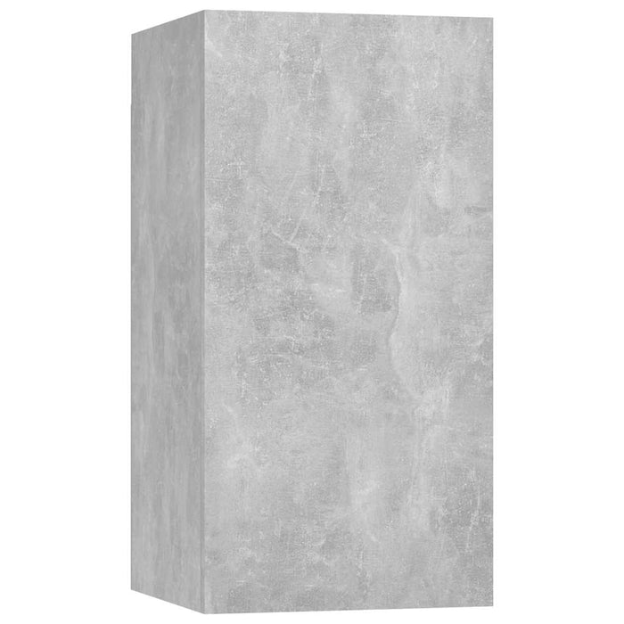 Comodă TV, gri beton, 30,5x30x60 cm, lemn prelucrat WALTI