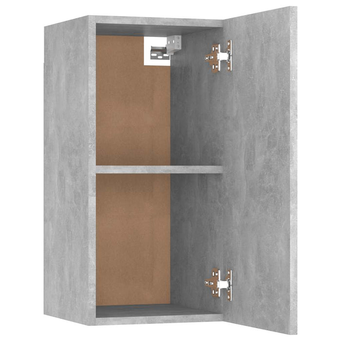 Comodă TV, gri beton, 30,5x30x60 cm, lemn prelucrat WALTI