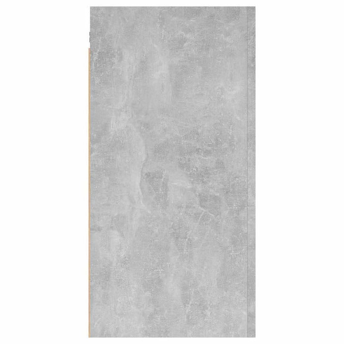Comodă TV, gri beton, 30,5x30x60 cm, lemn prelucrat WALTI