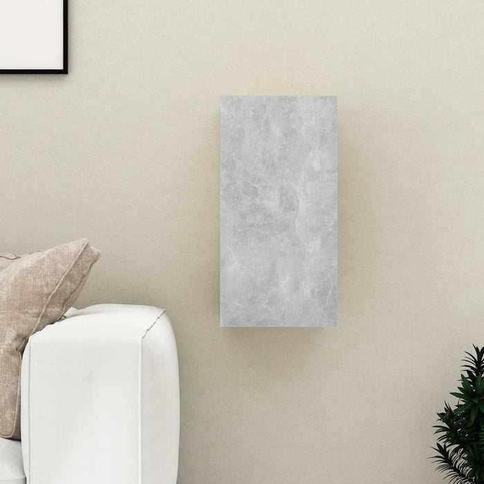 Comodă TV, gri beton, 30,5x30x60 cm, lemn prelucrat WALTI
