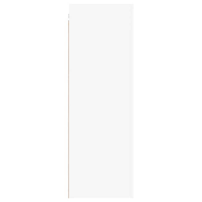 Comode TV, 2 buc., alb, 30,5x30x90 cm, lemn prelucrat WALTI