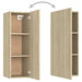 Comode TV, 2 buc., stejar Sonoma, 30,5x30x90 cm, lemn prelucrat - WALTI WALTI