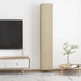 Comode TV, 2 buc., stejar Sonoma, 30,5x30x90 cm, lemn prelucrat - WALTI WALTI