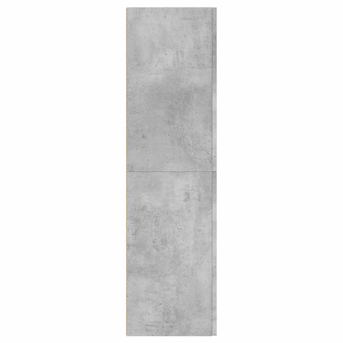 Comodă TV, gri beton, 30,5x30x110 cm, lemn prelucrat WALTI