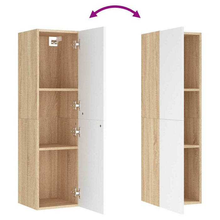 | Dulap pentru TV pe Perete | Stejar Sonoma 31 x 30 x 110 cm WALTI