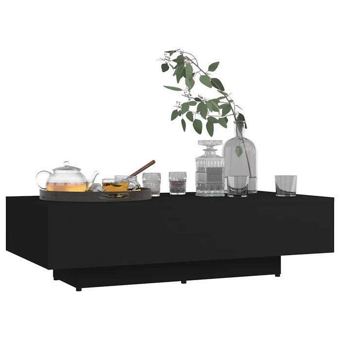 Măsuță de cafea, negru, 100x49,5x31 cm, lemn prelucrat WALTI