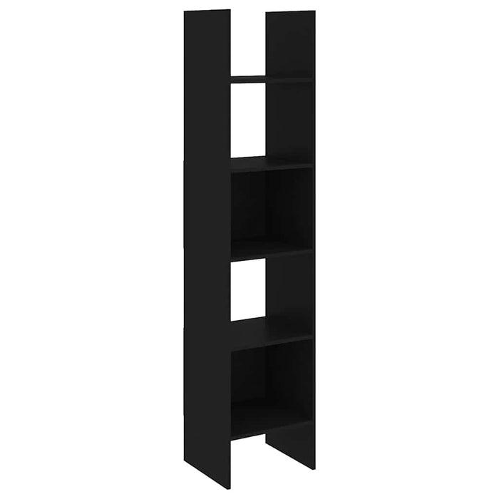 Bibliotecă, negru, 40x35x180 cm, lemn prelucrat WALTI