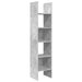Bibliotecă, gri beton, 40x35x180 cm, lemn prelucrat - WALTI WALTI