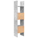 Bibliotecă, gri beton, 40x35x180 cm, lemn prelucrat - WALTI WALTI