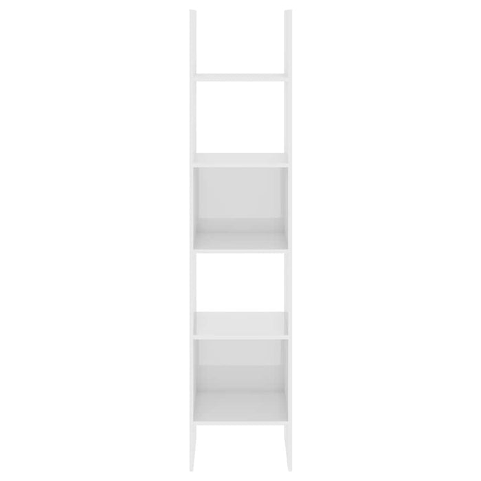 Bibliotecă, alb extralucios, 40x35x180 cm, lemn prelucrat WALTI