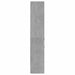 Bibliotecă, gri beton, 40x35x180 cm, lemn prelucrat - WALTI WALTI